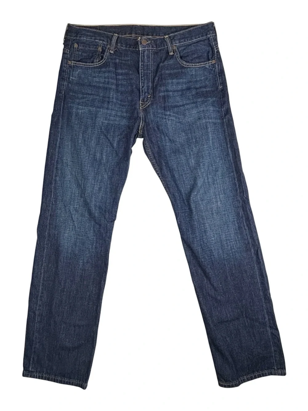 Levi's 569 Jeans Mens 34X32 (Fit 34X33) Blue Loose Straight Denim Relaxed Baggy